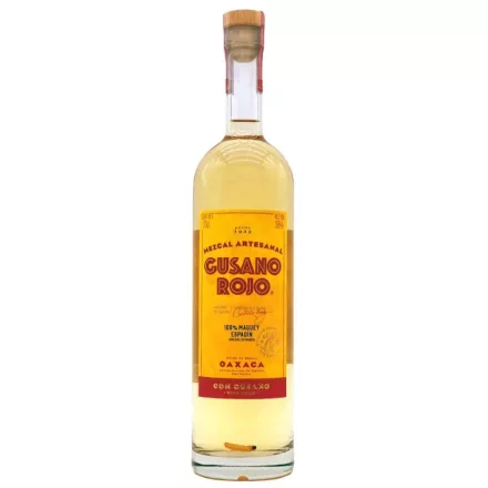 Gusano Rojo Tequila Mezcal (kukacos) 0,7l