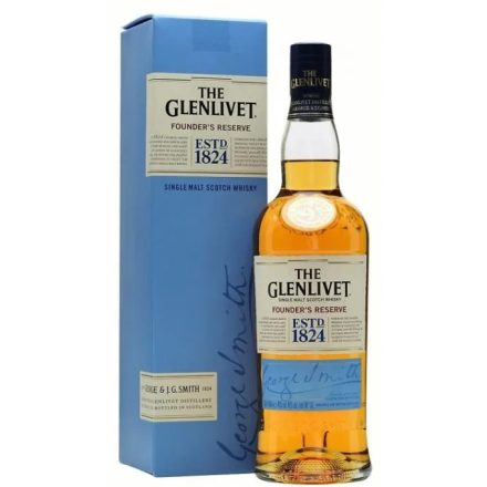 The Glenlivet Whisky Founders Reserve Single Malt Scotch 0,7l DD.