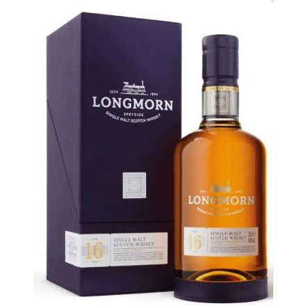 Longmorn Whisky 16 years Speyside Single Malt Scotch 0,7l DD.