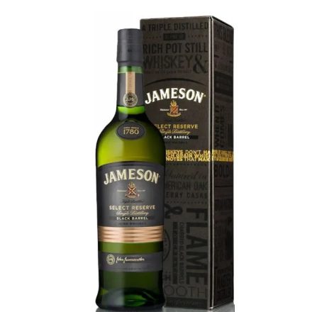 Jameson Whisky Select Reserve Black Barrel Irish 0,7l DD.