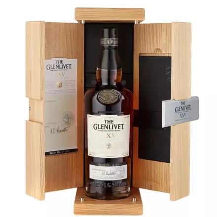 The Glenlivet Whisky 25 years Batch 02160 Single Malt Scotch 0,7l DD.