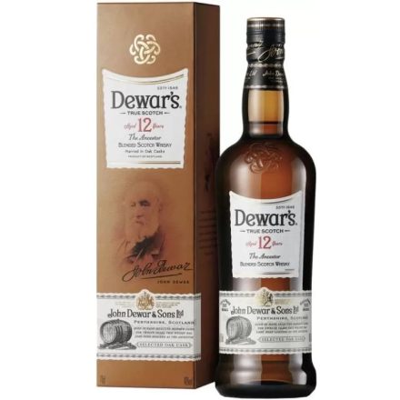 Dewars Whisky 12 years Blended Scotch 0,7l DD.
