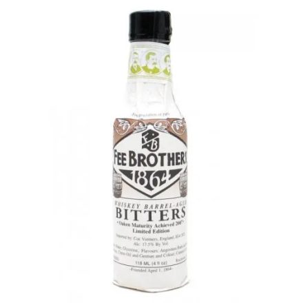 Fee Brothers Keserű Whisky Barrel Aged Bitter 0,15l