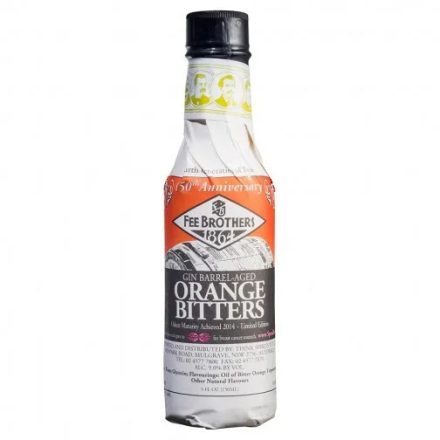 Fee Brothers Keserű Gin Barrel Aged Orange Bitter 0,15l