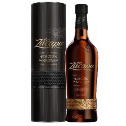 Ron Zacapa Centenario Rum Edicion Negra (kerek) 0,7l DD.