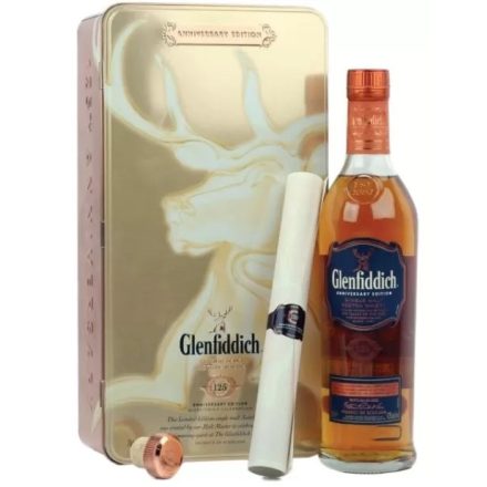Glenfiddich Whisky 125 Anniversary Limited Edition Single Malt Scotch 0,7l DD.