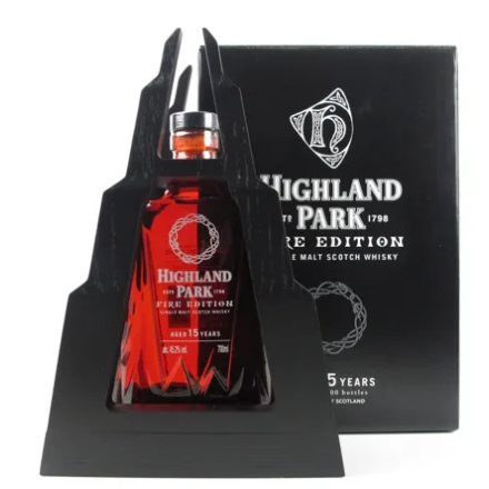 Highland Park Whisky 15 years Fire Edition Single Malt Scotch 0,7l DD.