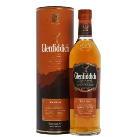 Glenfiddich Whisky 14 years Rich Oak Single Malt Scotch 0,7l DD.