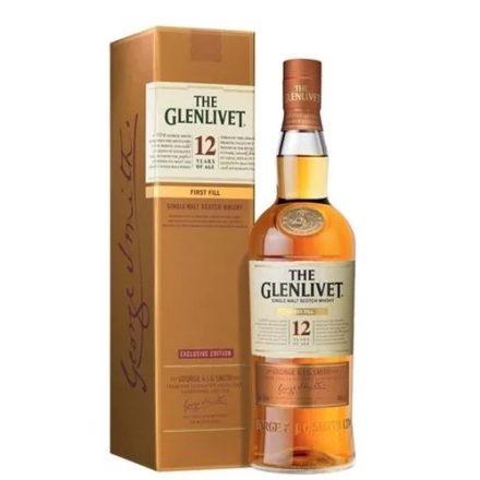 The Glenlivet Whisky 12 years First Fill Exclusive Edition Single Malt Scotch DD. 0,7L 40%
