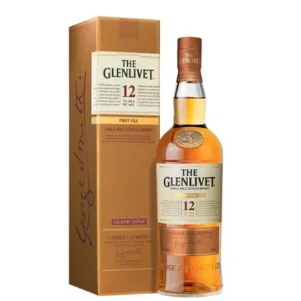 The Glenlivet Whisky 12 years First Fill Exclusive Edition Single Malt Scotch DD. 0,7L 40%
