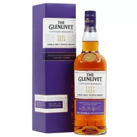   The Glenlivet Whisky Captains Reserve Cognac Cask Finished Single Malt Scotch 0,7l DD.