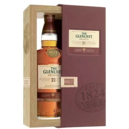 The Glenlivet Whisky 21 years Archive Single Malt Scotch 0,7l DD.