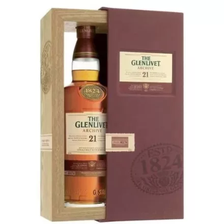 The Glenlivet Whisky 21 years Archive Single Malt Scotch 0,7l DD.