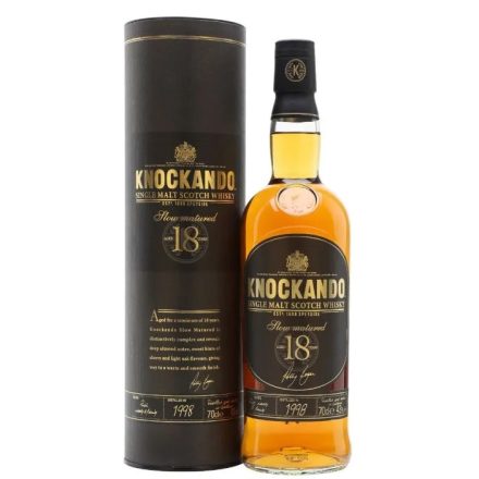 Knockando Whisky 18 years Slow Matured Single Malt Scotch 0,7l DD.