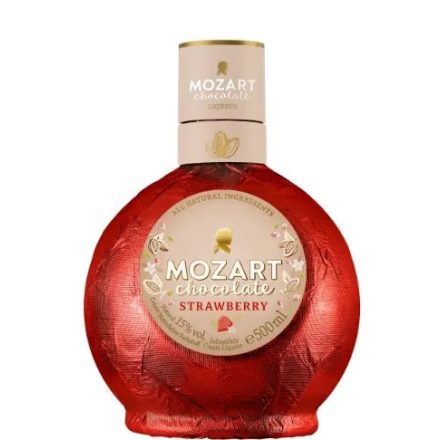 Mozart Likőr Strawberry White Chocolate 0,5l