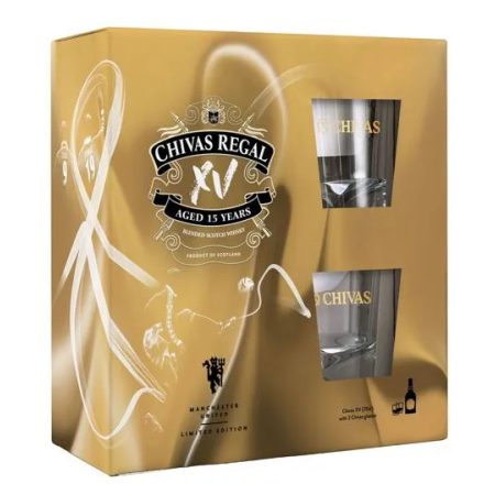 Chivas Regal Whisky 15 years XV Blended Scotch 0,7l DD.