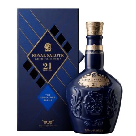 Chivas Regal Whisky 21 years Royal Salute The Signature Blend Edition Blended Scotch 0,7l DD.