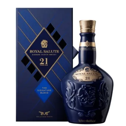 Chivas Regal Whisky 21 years Royal Salute The Signature Blend Edition Blended Scotch 0,7l DD.