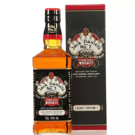 Jack Daniels Whisky Old No.7 Legacy Edition 2. Tennessee 0,7l DD.