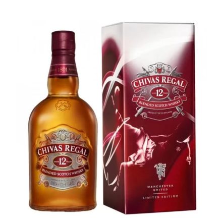 Chivas Regal Whisky 12 years Manchester United Limited Edition Blended Scotch 0,7l DD.
