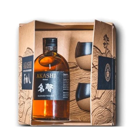 Akashi Whisky Meisei (Eigashima) Gift Pack 0,5l DD.