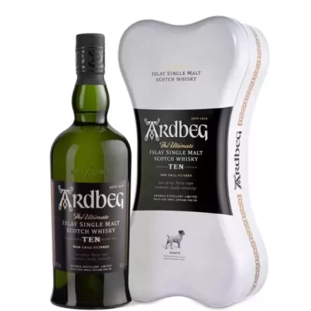 Ardbeg Whisky 10 years Ardbone Islay Single Malt Scotch 0,7l DD.