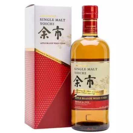 Nikka Whisky Yoichi Apple Brandy Wood Finish Single Malt 0,7l DD.