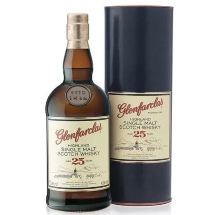 Glenfarclas Whisky 25 years Highland Single Malt Scotch 0,7l DD.