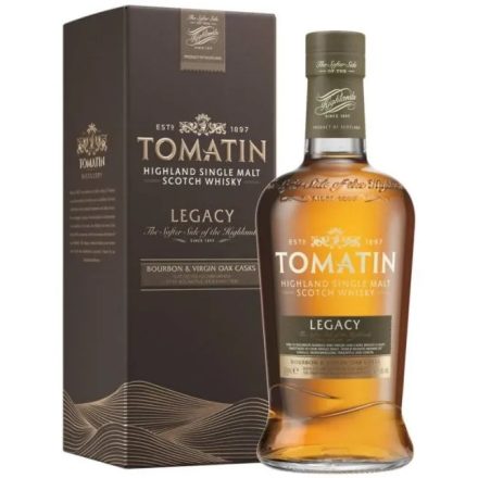 Tomatin Whisky Legacy Bourbon & Virgin Oak Cask Single Malt Scotch 0,7l DD.