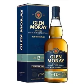   Glen Moray Whisky 12 years Elgin Heritage American Cask Speyside Single Malt Scotch 0,7l DD.