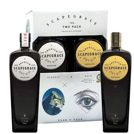 Scapegrace Gin The Two Pack (Classic + Gold) 2*0,2l PDD.