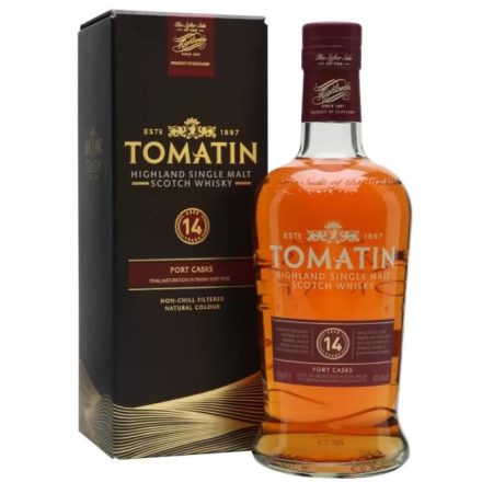 Tomatin Whisky 14 years Port Casks 0,7l DD.