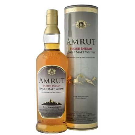 Amrut Whisky Peated Indian Single Malt 0,7l DD.