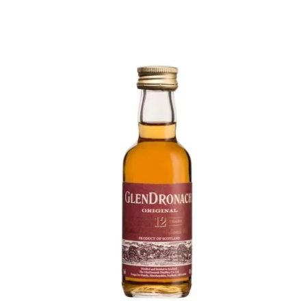 Glendronach Whisky 12 years Highland Single Malt Scotch 0,05l