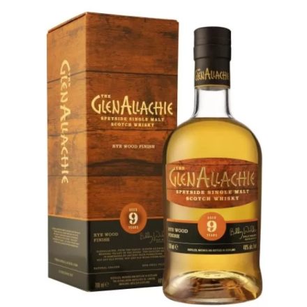 Glenallachie Whisky 9 years Rye Wood Finish Single Malt Scotch 0,7l DD.