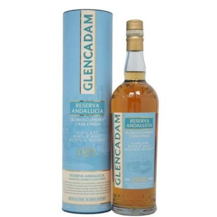 Glencadam Whisky Reserva Andalucia 1825. Oloroso Sherry Cask Highland Single Malt Scotch 0,7l DD.