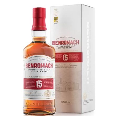 Benromach Whisky 15 years Speyside Single Malt Scotch 0,7l DD.