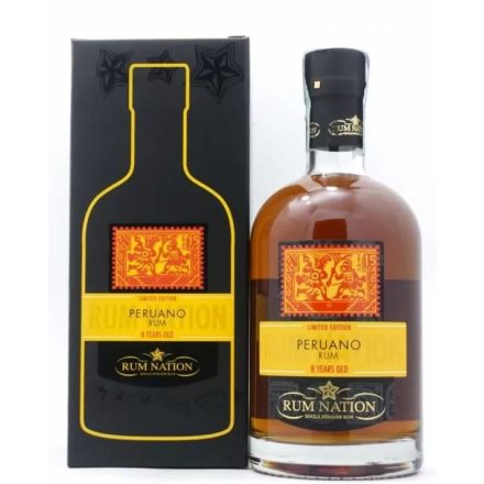 Rum Nation Rum 8 years Peruano Limited Edition 0,7l DD.