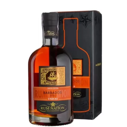 Rum Nation Rum 8 years Barbados Limited Edition 0,7l DD.