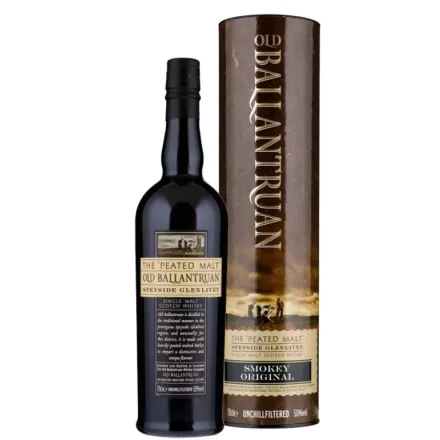 Old Ballantruan Whisky Smokey Original The Peated Malt Single Malt Scotch 0,7l DD.