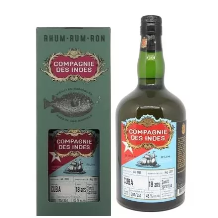 Compagnie Des Indes Rum 18 years Cuba 0,7l DD.
