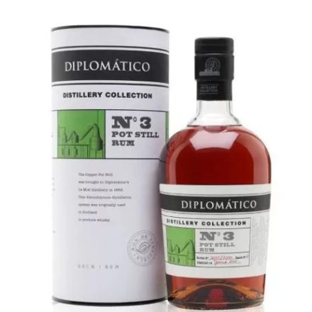Diplomatico Rum Distillery Collection No.3 Pot Still 0,7l DD.