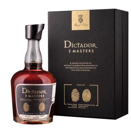Dictador Rum 2 Masters Vintage 1977 Royal Tokaji Cask 0,7l DD.