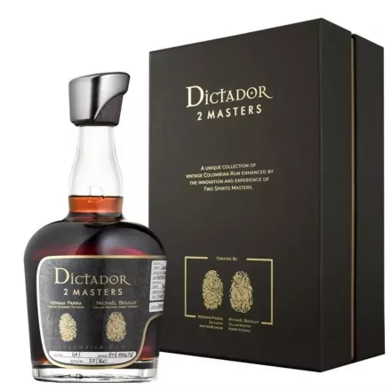 Dictador Rum 2 Masters Vintage 1976/78 Hardy Cask 0,7l DD.