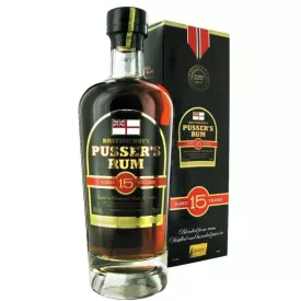 Pussers Rum 15 years British Navy 0,7l DD.