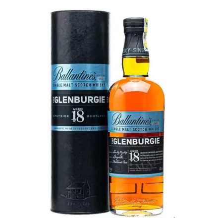 Ballantines Whisky 18 years Single Malt Scotch The Glenburgie 0,7l DD.