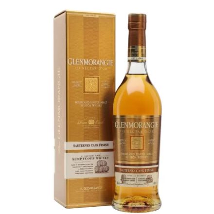 Glenmorangie Whisky Nectar Dor Sauternes Cask Finish Highland Single Malt Scotch 0,7l DD.