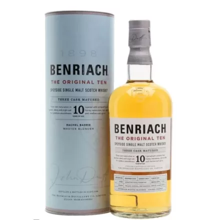 Benriach Whisky 10 years The Original Ten Single Malt Scotch 0,7l DD.