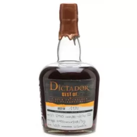 Dictador Rum The Best Of 1982. 0,7l