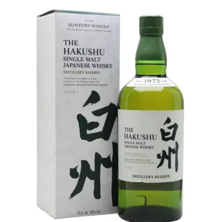 The Hakushu Whisky Distillers Reserve Single Malt (Suntory) 0,7l DD.